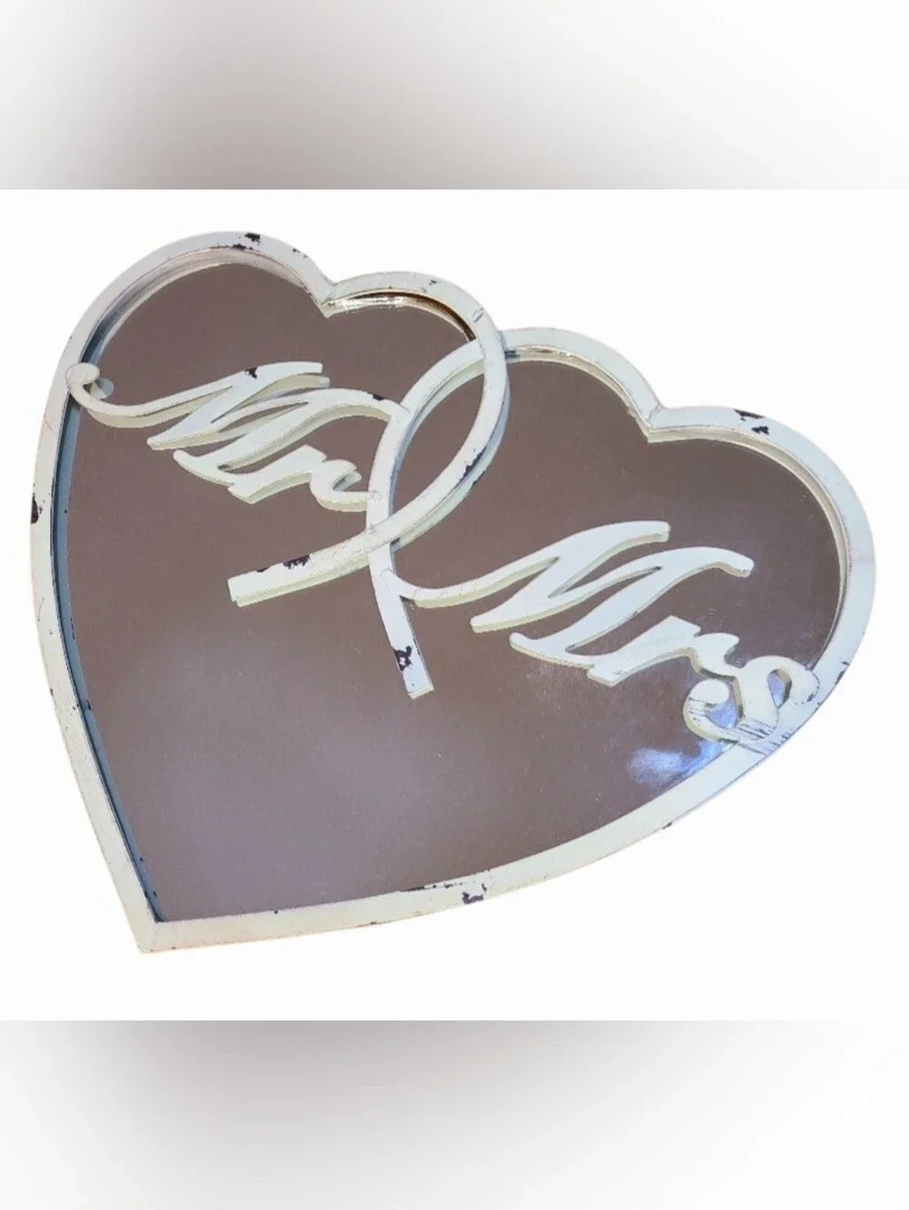 Mr & Mrs HEART MIRROR